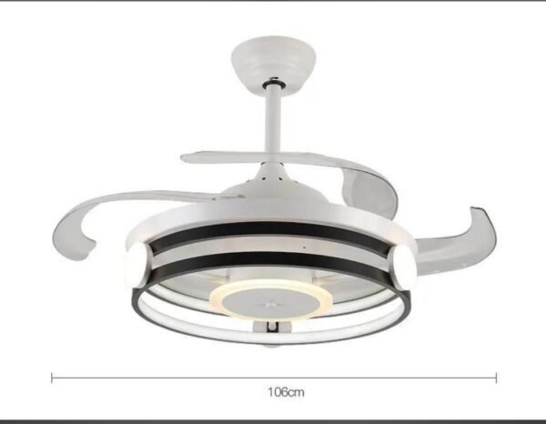 Lampe Lustre avec Ventilateur Intégré