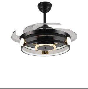 Lampe Lustre avec Ventilateur Intégré